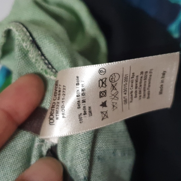 Roberto Cavalli 100% Silk Degrade Floral Sweater Cardigan - Picture 5 of 8